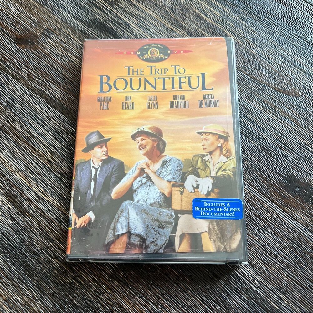 The Trip to Bountiful Movie DVD 1985 Film 80’s Drama Geraldine Page Sealed NEW